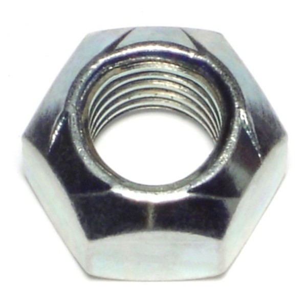 Midwest Fastener Stover Lock Nut, M14-2.00, Steel, Class 8, Zinc Plated, 8 PK 72965